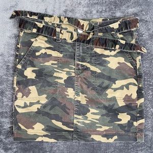 Camouflage Mini Skirt